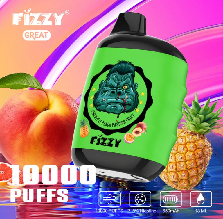 Fizzy Great 10K Puffs Best Portable Vape Disposable Nicotine Vape