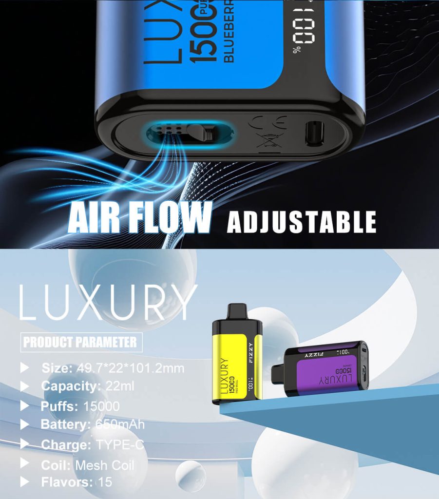 Fizzy luxury 15000 puff - Technical specifications