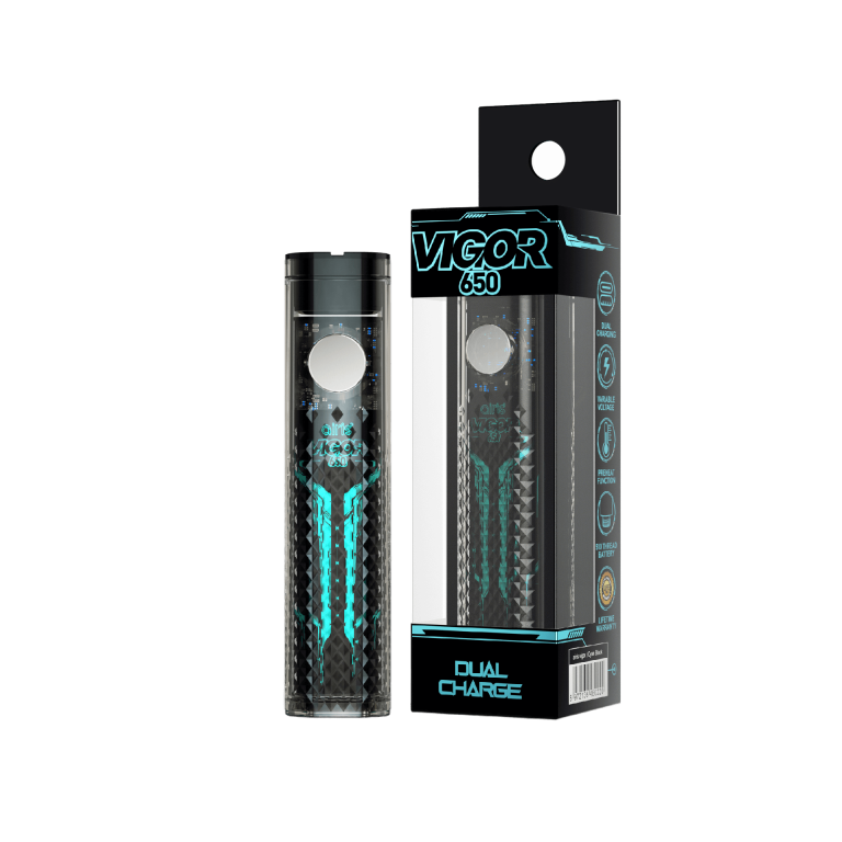 Airis Vigor Mini pocket vape Kit With 510 thread vape battery & charger black