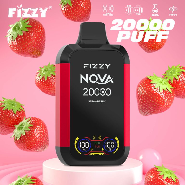 Fizzy Nova 2 Percent Nicotine Vape 20000 Puffs Disposable