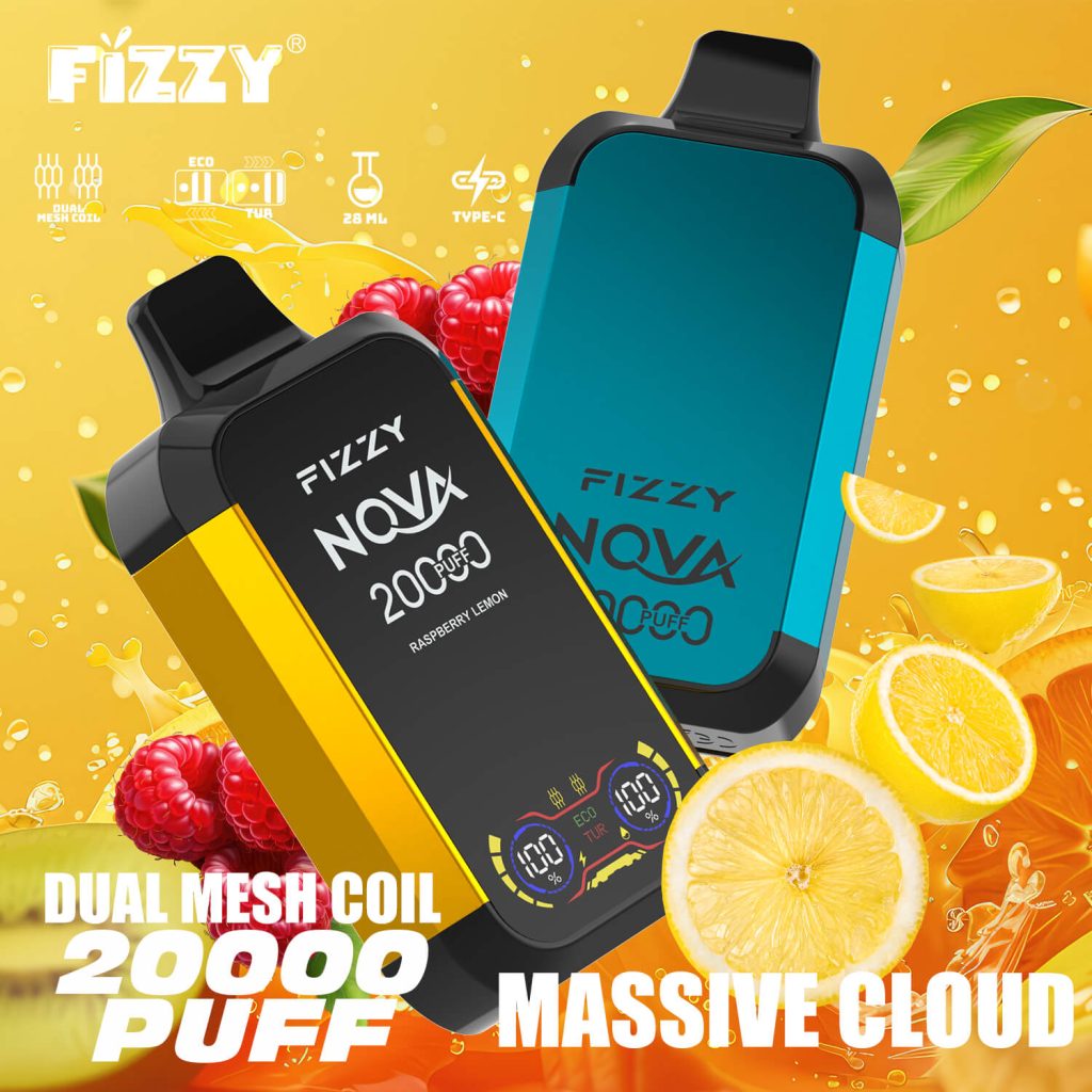 Fizzy Nova 2 Percent Nicotine Vape 20000 Puffs Disposable