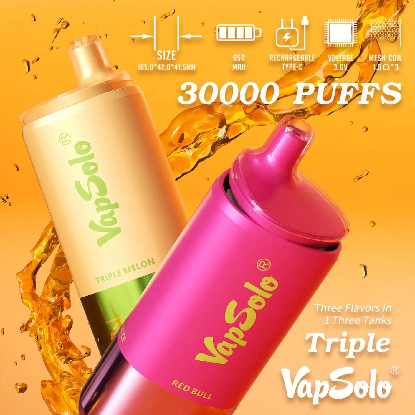 Vapsolo Triple 30000 Puffs
