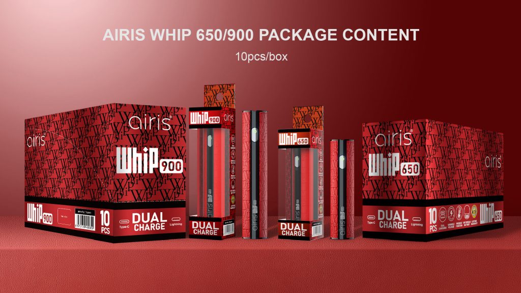 Airis Whip 510 bubbler vape pen for carts