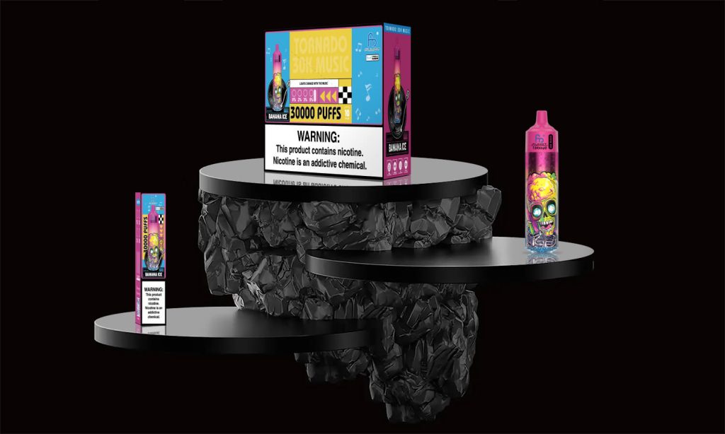 Fumot Tornado 30K Music Vape RGB Light Syncs With Music