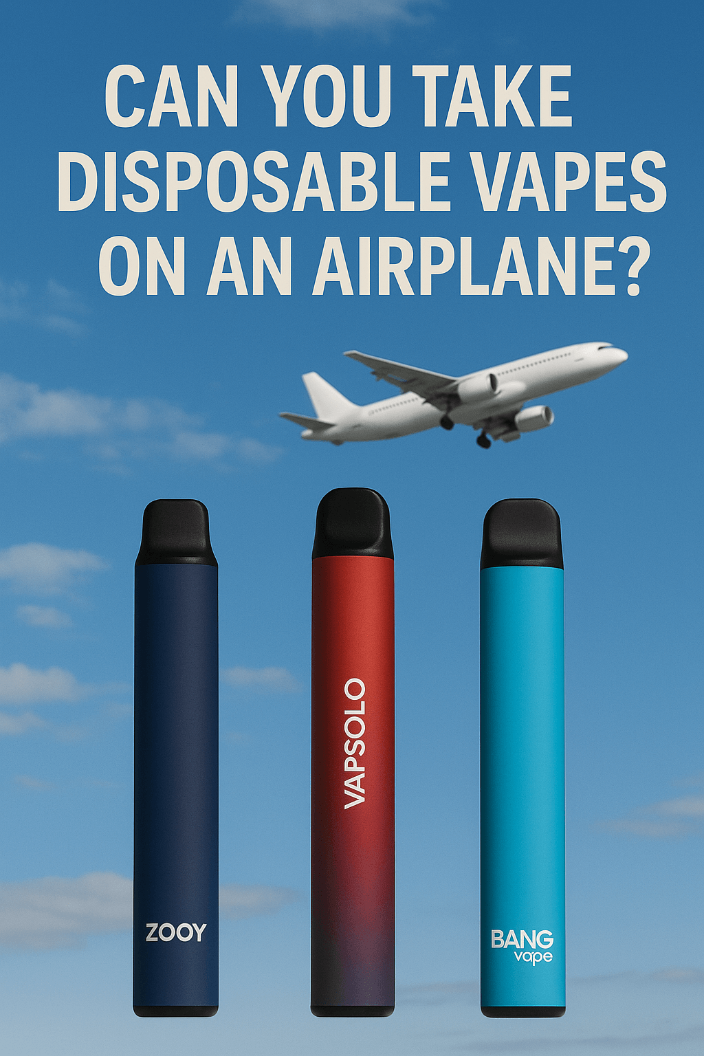 Can You Take Disposable Vapes on an Airplane