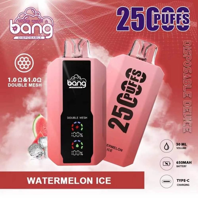 Bang Vape Disposable Large-Screen 25000 Puffs