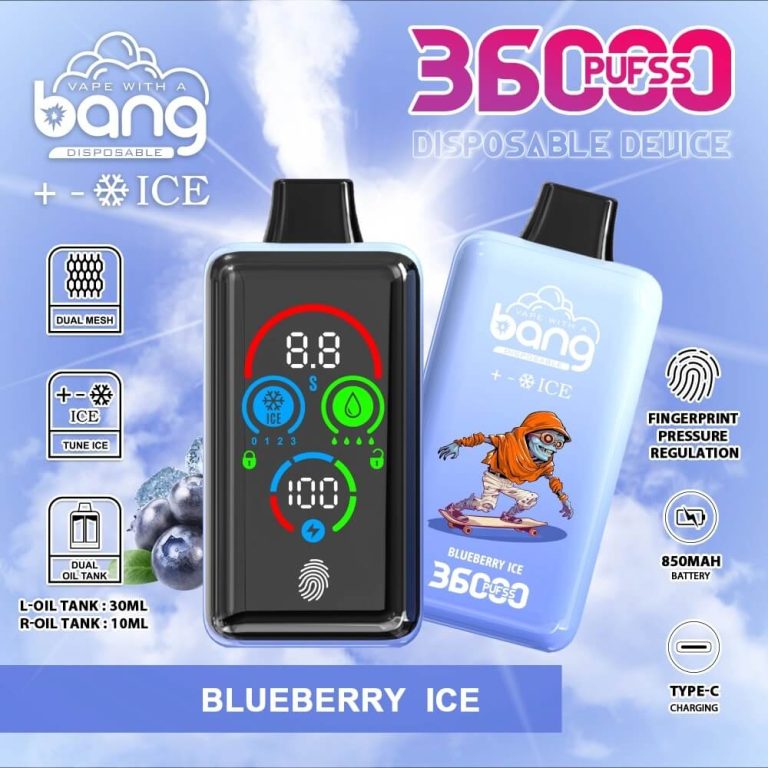 Bang Vape 36K Puff Low Nicotine Disposable Vape With Screens