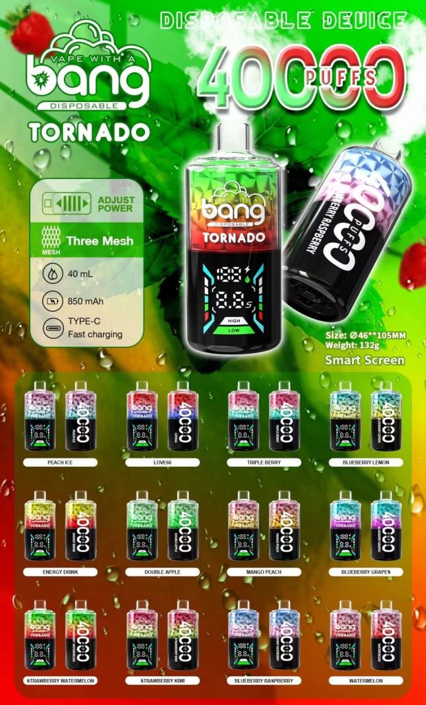 12 flavors-Bang Three 40000 Puff Vape