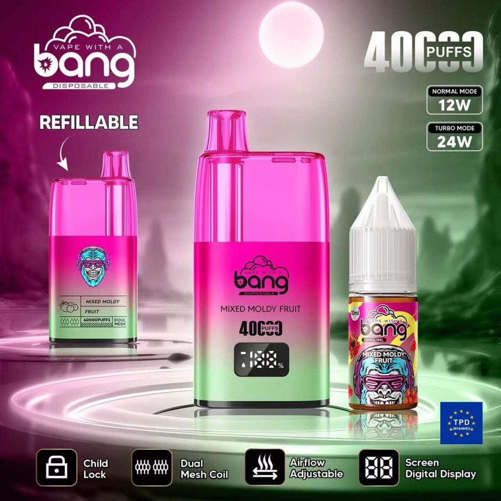 Bang 40k Puff Refillable Vape Disposable
