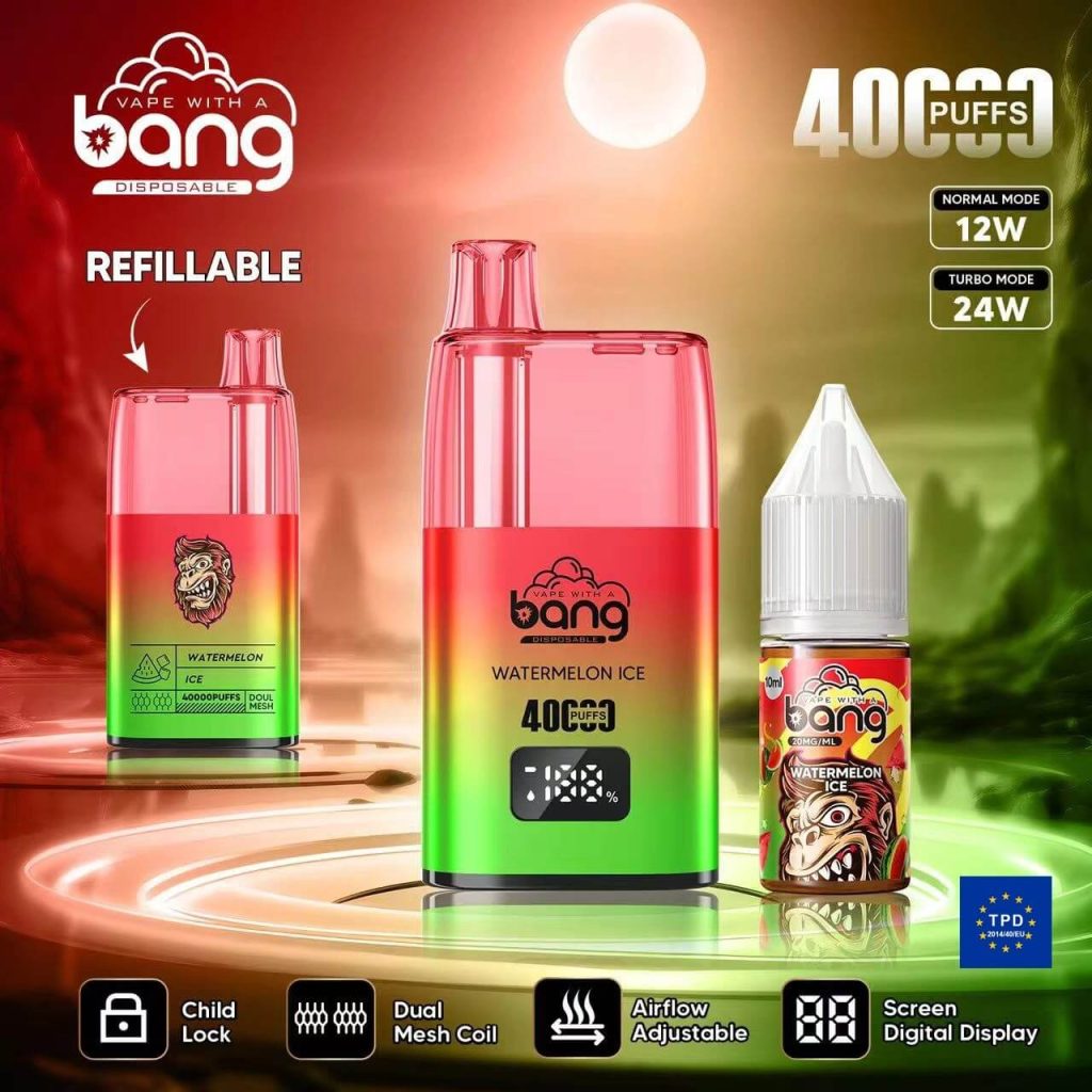 Bang 40k Puff Refillable Vape