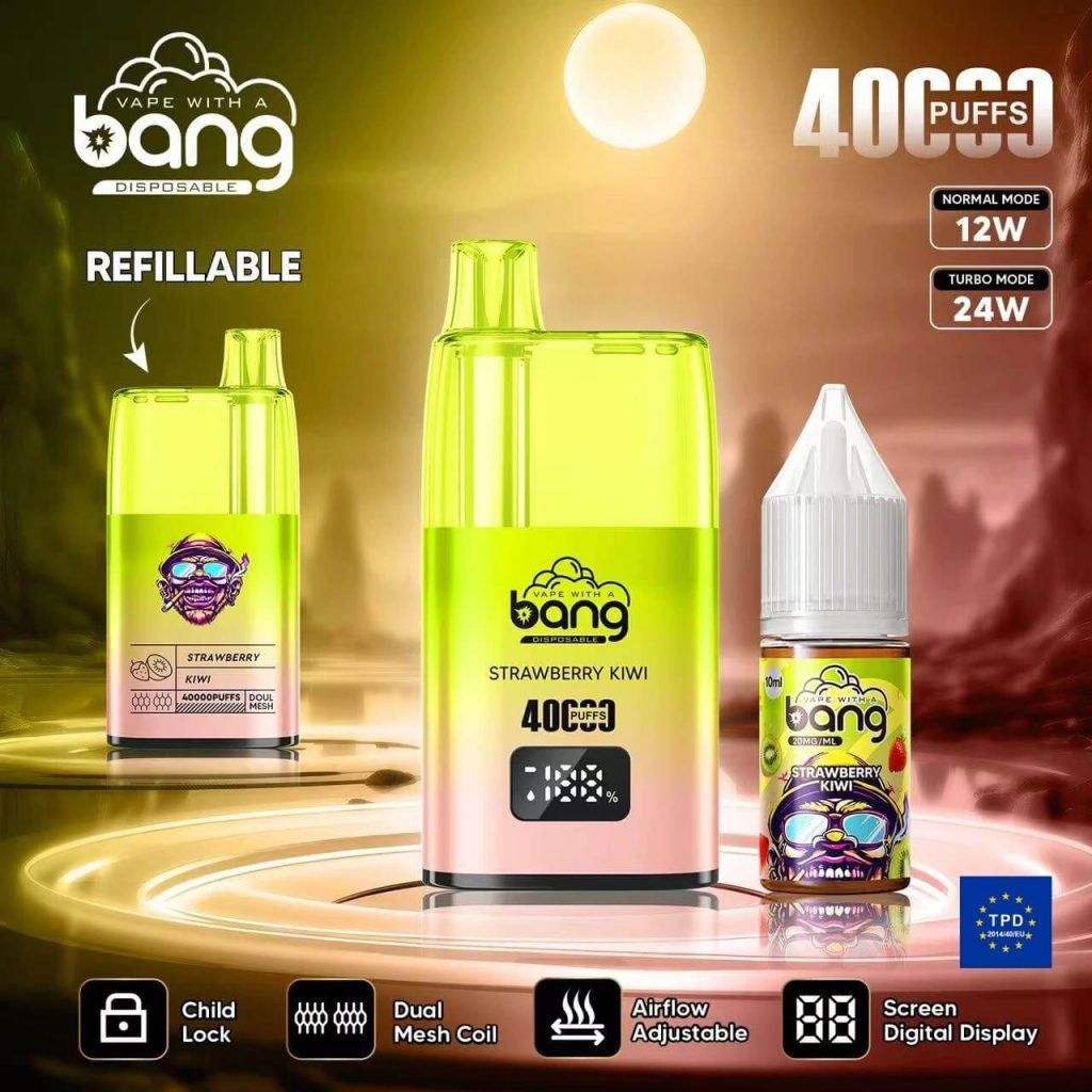 Bang 40k Puff Refillable Vape Disposable