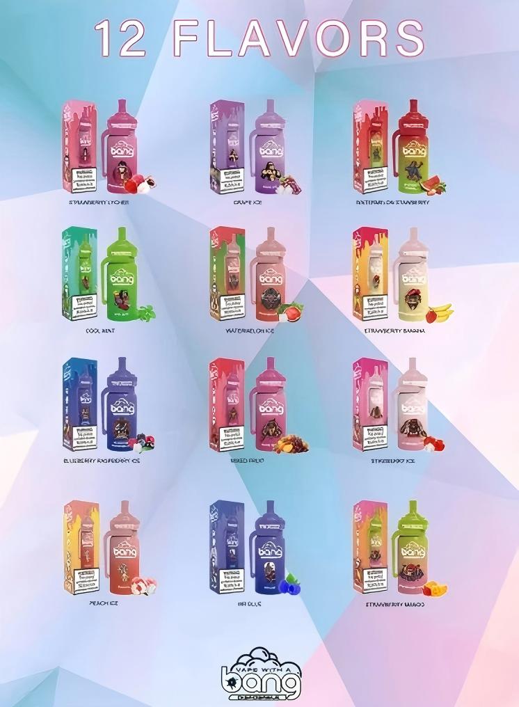 Rechargeable Battery Vape Bang TN 12000 Puff in 12 flavors