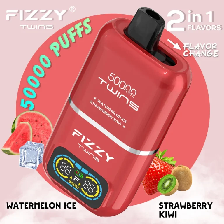 Fizzy Twins 50K 2 in 1 Vape Disposable Low Nicotine Vape