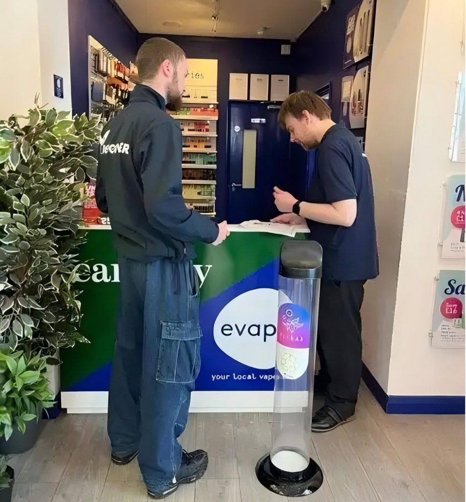 Recycling disposable e-cigarettes