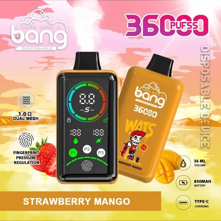 Bang Cool Mint Vape Customized 36k Puffs With LED Screen