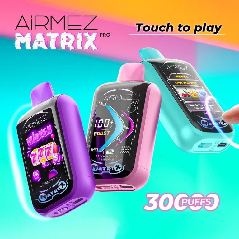 vapes with screens Airmez Matrix
