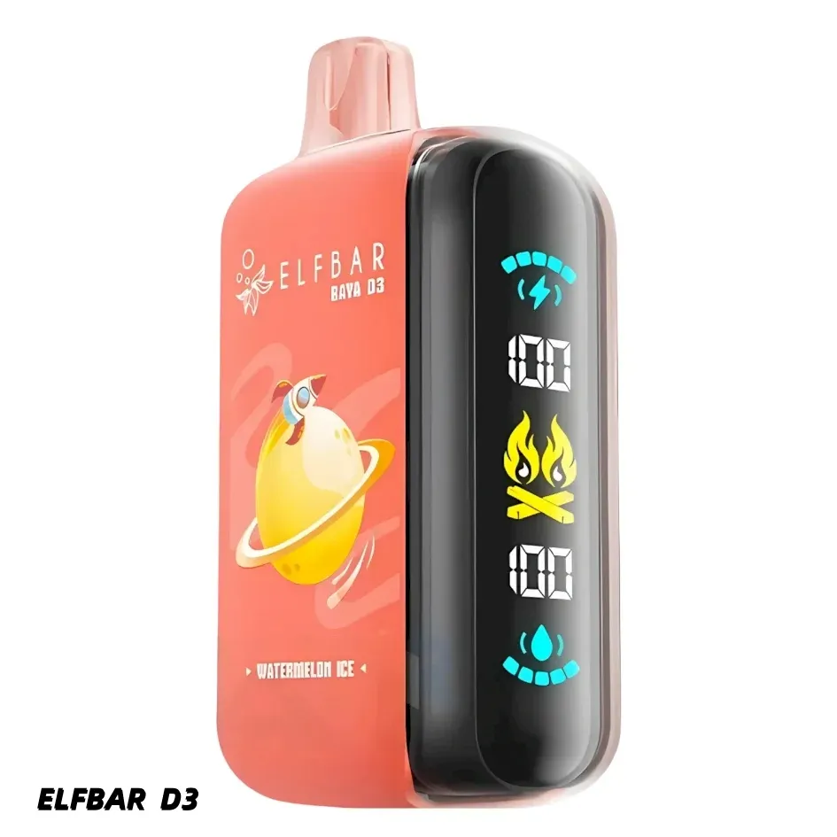 Elf Bar Rechargeable Disposable Vape With Screen