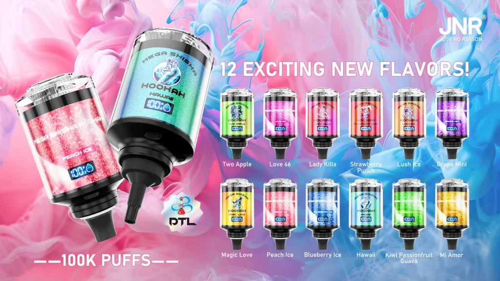 JNR Mega Shisha Hookah 100k Vape