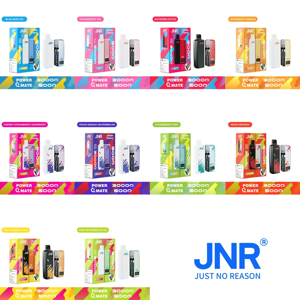 JNR Power Mate 30000 Disposable Vape, 10 Flavors