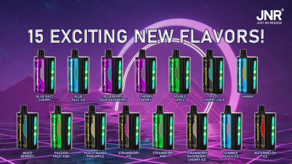 JNR Radiance Vape 31000 Disposable Vape With LED Screen