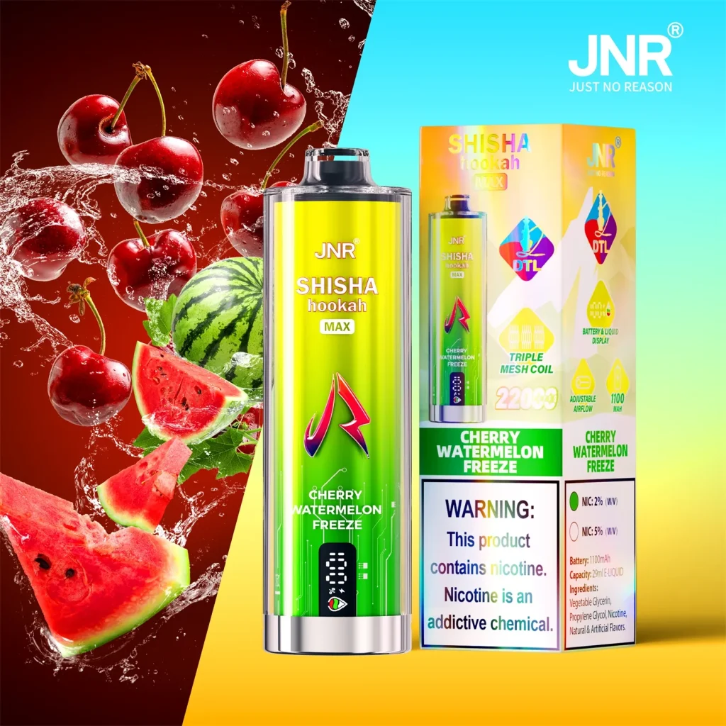 JNR Shisha Hookah Max 22K - Best DTL Disposable Vape