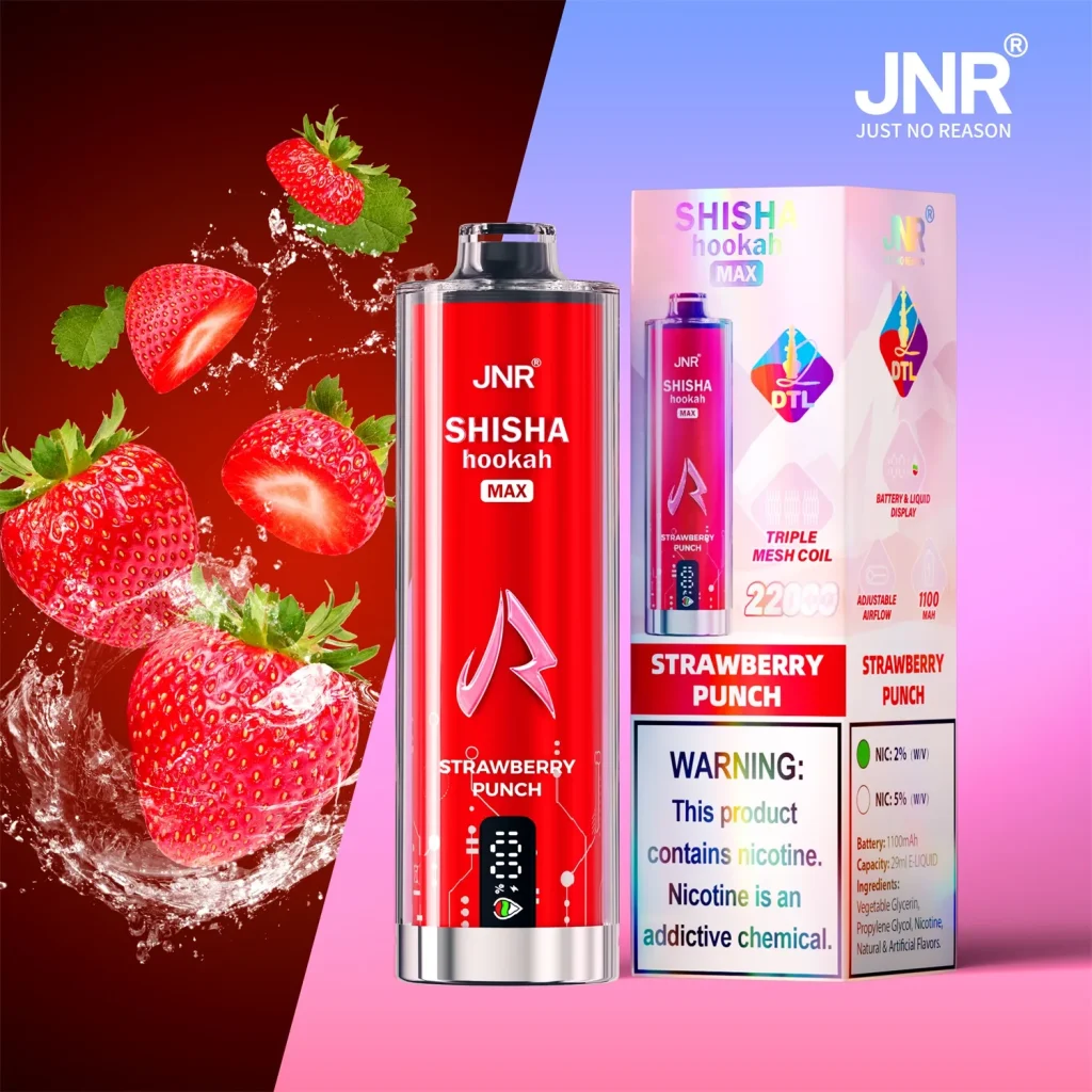 JNR Shisha Hookah Max 22K Disposable Vape