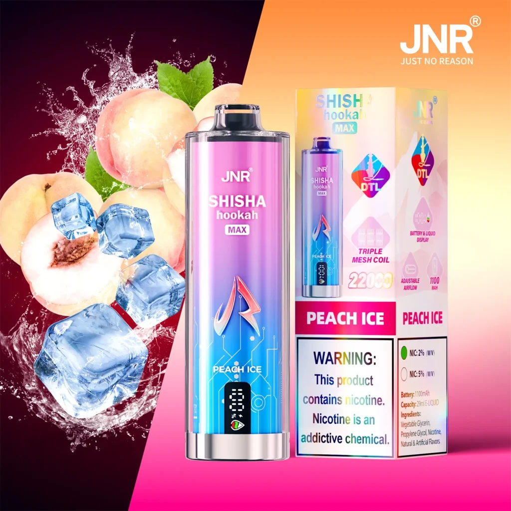 JNR Shisha Hookah Max 22K Disposable Vape