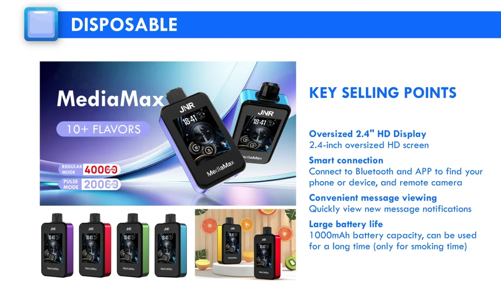 JNR Media Max Vape 40000 Puff