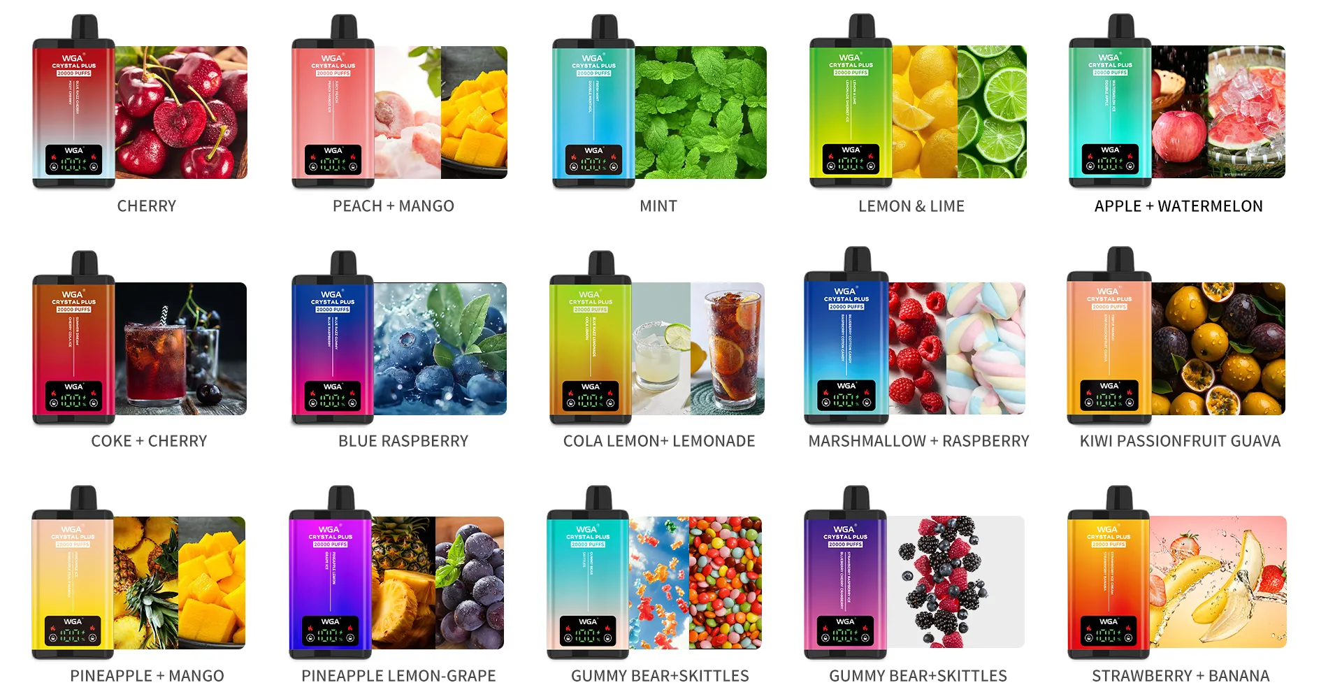 Dual Flavor disposable vape