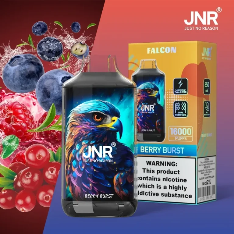 JNR Falcon 16000 Dual Mesh Disposable Vape Adjustable Airflow