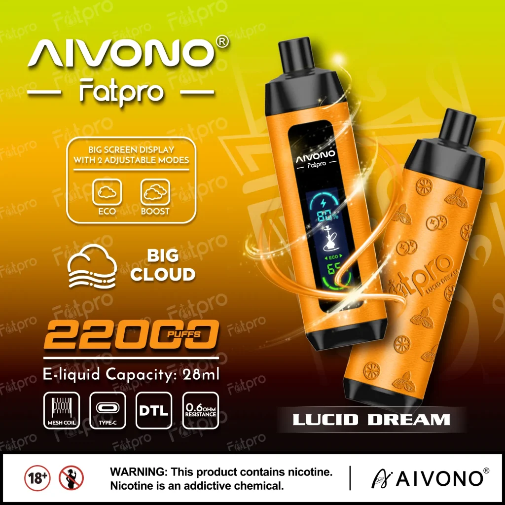 Aivono Vape AIM FATPRO 22000 PUFFS Disposable
