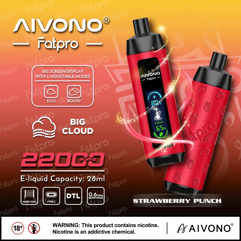 Aivono Vape AIM FATPRO 22000 PUFFS Disposable