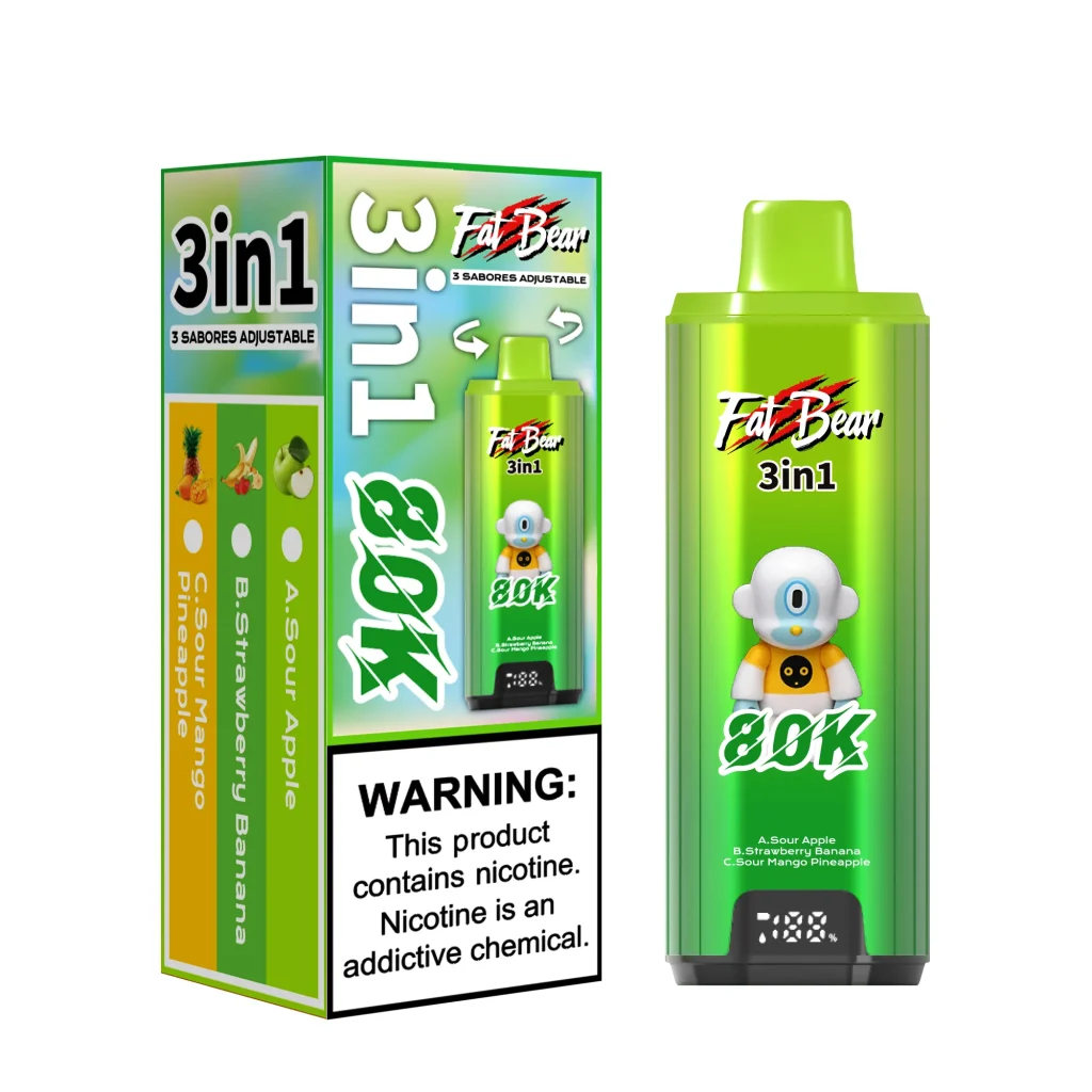3 in 1 Vape Pen AIVONO Aim Fatbear 80000 Puffs