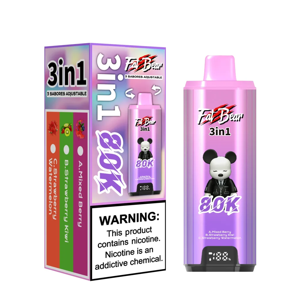 3 in 1 Vape Pen AIVONO Aim Fatbear 80000 Puffs