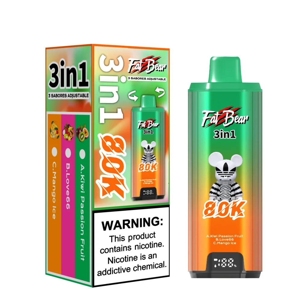 3 in 1 Vape Pen AIVONO Aim Fatbear 80000 Puffs