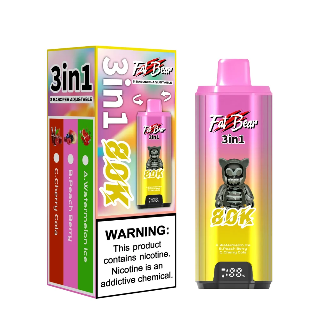 3 in 1 Vape Pen AIVONO Aim Fatbear 80000 Puffs Disposable