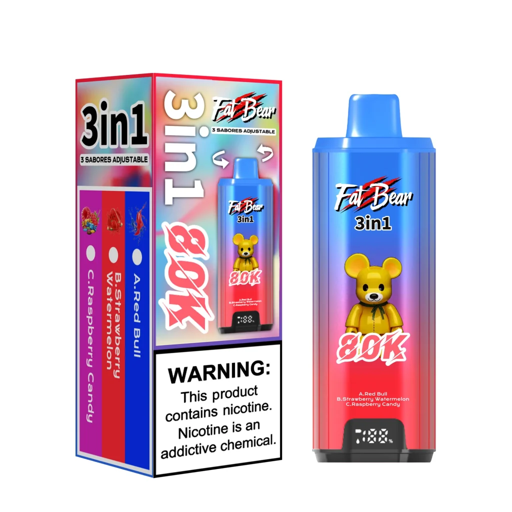 3 in 1 Vape Pen AIVONO Aim Fatbear 80000 Puffs Disposable