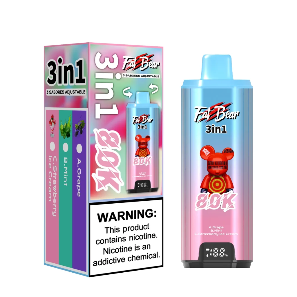 3 in 1 Vape Pen AIVONO Aim Fatbear 80000 Puffs