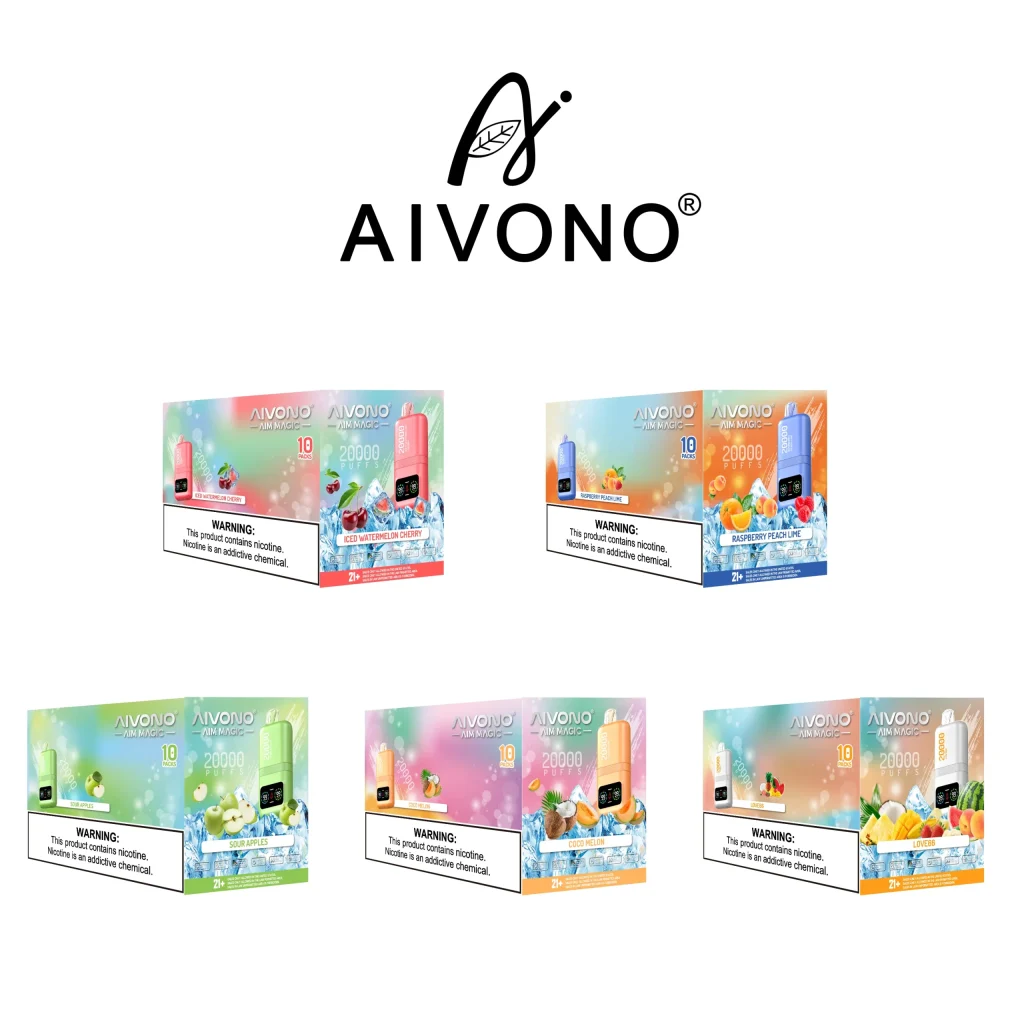 Aivono aim magic 0% 2% 3% 5% Nicotine Disposable vape 20000 Puffs