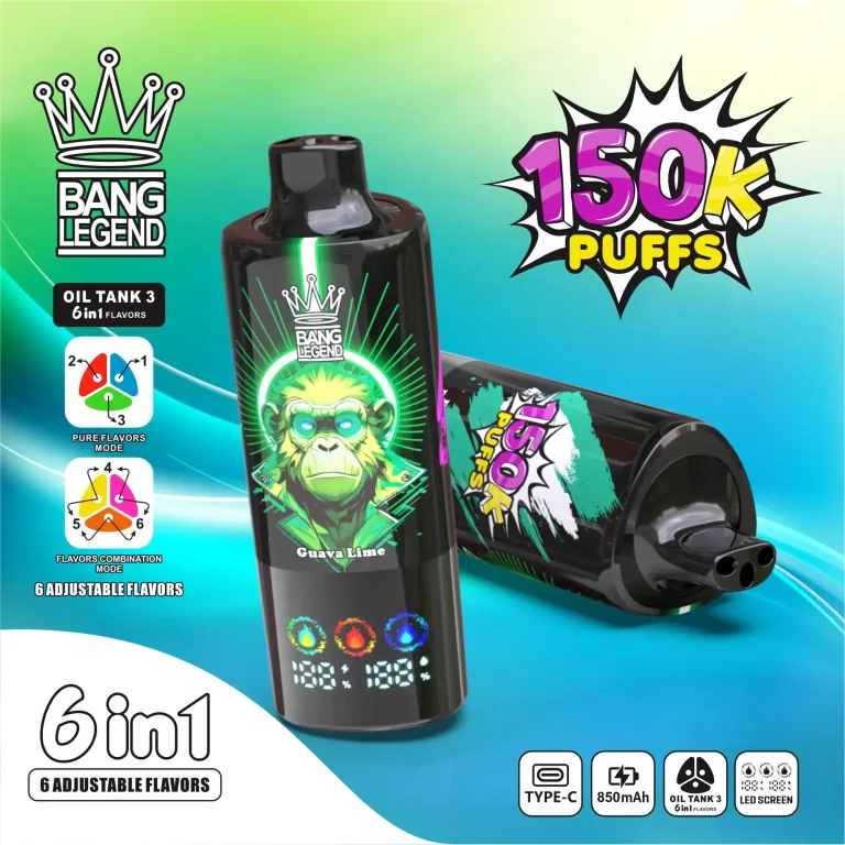Bang Legend 6 in 1 150000 Puff