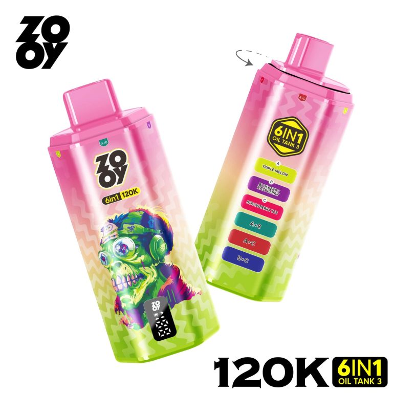 ZOOY Vape 6 in 1 120000 Puff