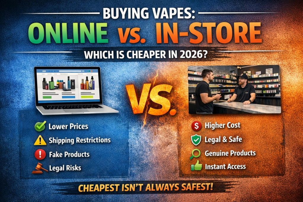 Is It Cheaper to Buy Vapes Online or In-Store in 2026