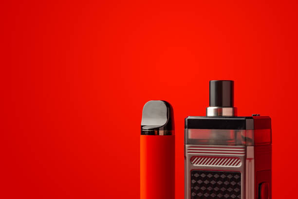 Disposable electronic cigarettes close up