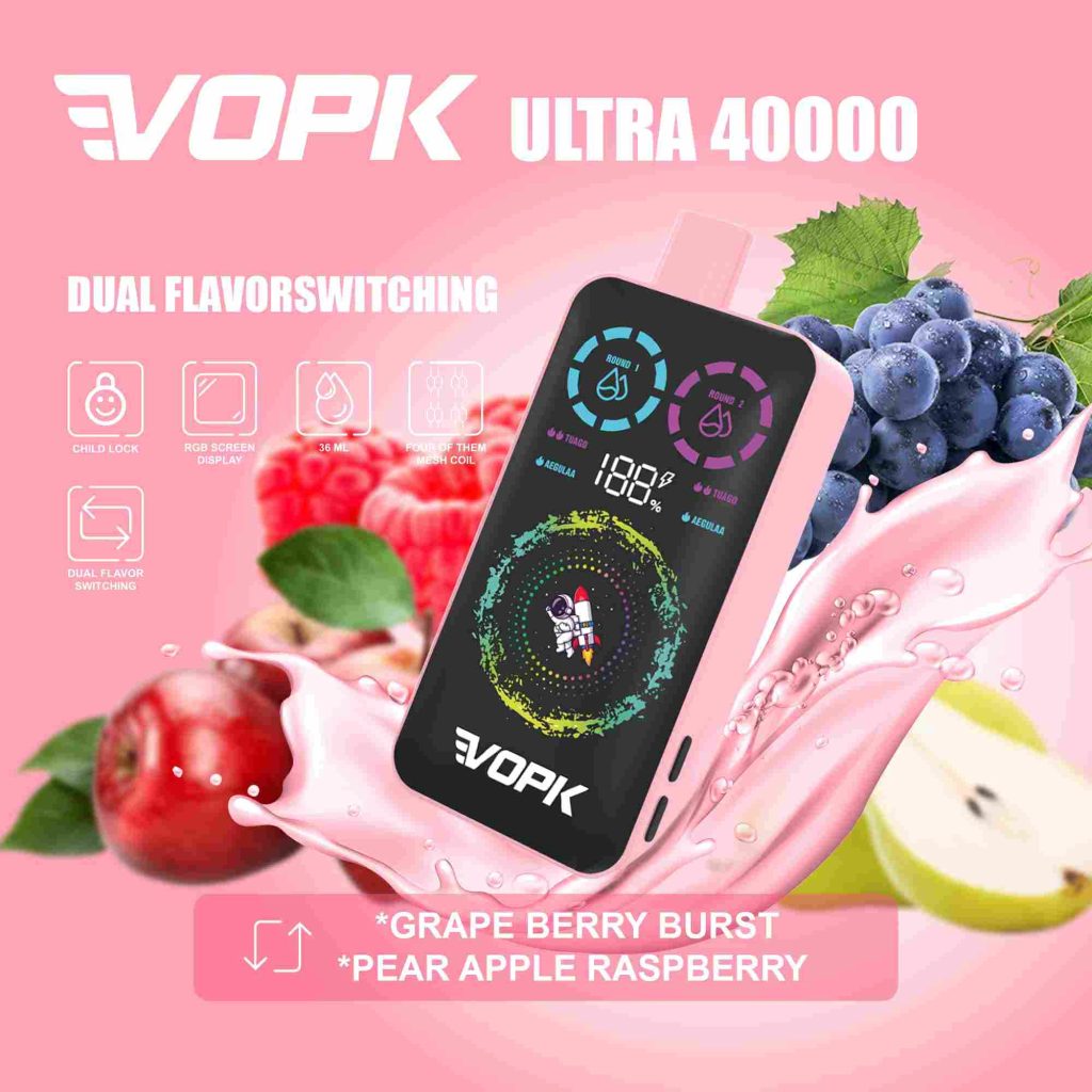 40K Dual Flavor Disposable Vape