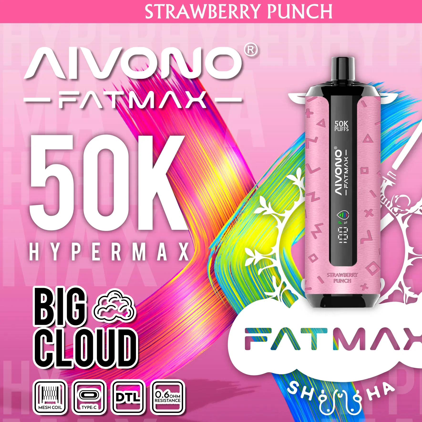 AIVONO FATMAX 50K Puffs vape
